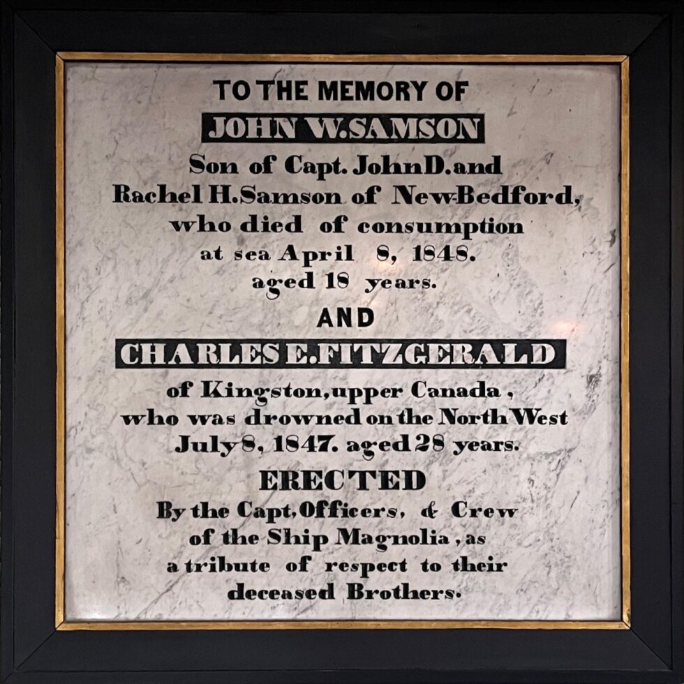 John W Samson and Charles E Fitzgerald - New Bedford Port Society