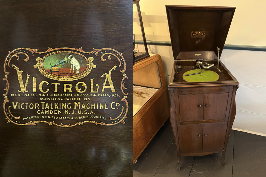 Victor Talking Machine victrola talking machine two Victor Talking Machine